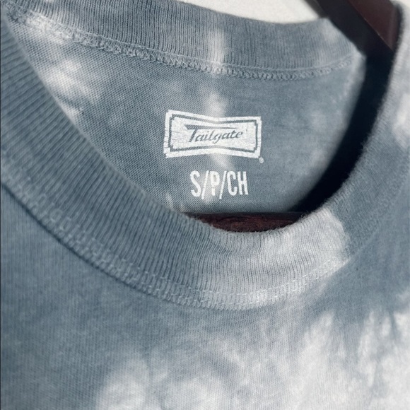 Tailgate Marvin the Martian Faded Blue Gray Tie-Dye T-Shirt - Picture 5 of 5